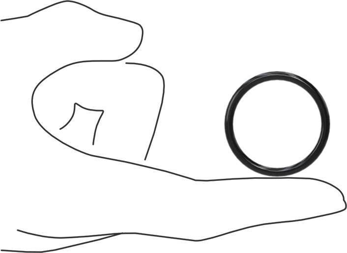 Yağa Dayanıklı Yumuşak Buna-N O-Rings, 3 mm Genişlik, 30 mm İç Çap