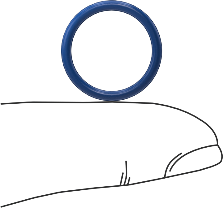 Yağa Dayanıklı Metal ve X-Ray Algılanabilir O-Ring, Buna-N, 1/16 Kesirli Genişlik, Dash Numarası 015