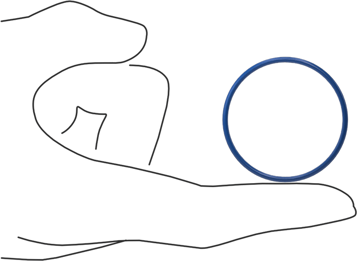 Yağa Dayanıklı Metal ve X-Ray Algılanabilir O-Ring, Buna-N, 1/16 Kesirli Genişlik, Dash Numarası 029