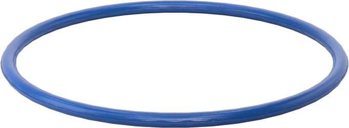 Yağa Dayanıklı Metal ve X-Ray Algılanabilir O-Ring, Buna-N, 1/16 Kesirli Genişlik, Dash Numarası 029