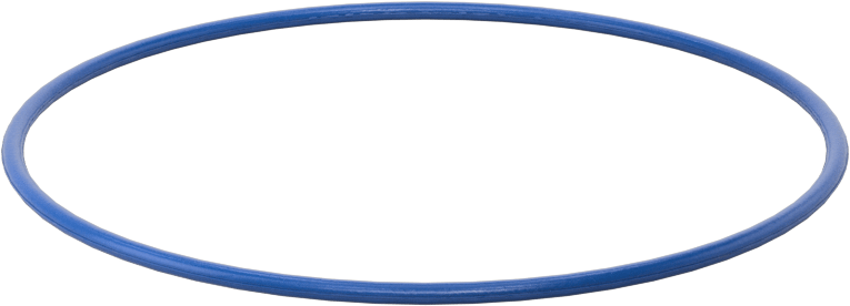 Yağa Dayanıklı Metal ve X-Ray Algılanabilir O-Ring, Buna-N, 1/16 Kesirli Genişlik, Dash Numarası 038