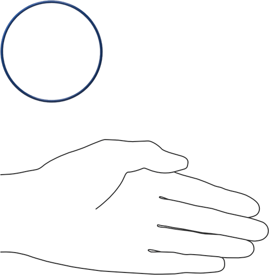 Yağa Dayanıklı Metal ve X-Ray Algılanabilir O-Ring, Buna-N, 1/16 Kesirli Genişlik, Dash Numarası 038