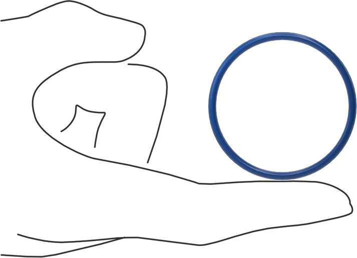 Yağa Dayanıklı Metal ve X-Ray Algılanabilir O-Ring, Buna-N, 3/32 Kesirli Genişlik, Dash Numarası 132