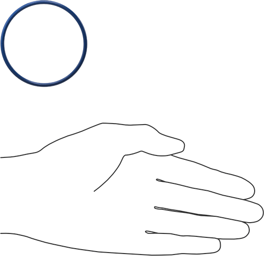 Yağa Dayanıklı Metal ve X-Ray Algılanabilir O-Ring, Buna-N, 3/32 Kesirli Genişlik, Dash Numarası 139