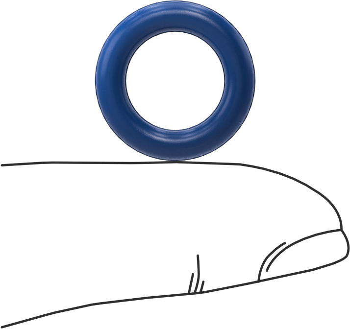 Yağa Dayanıklı Metal ve X-Ray Algılanabilir O-Ring, Buna-N, 1/8 Kesirli Genişlik, Dash Numarası 205