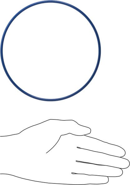 Yağa Dayanıklı Metal ve X-Ray Algılanabilir O-Ring, Buna-N, 1/8 Kesirli Genişlik, Dash Numarası 253