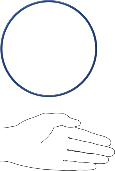 Yağa Dayanıklı Metal ve X-Ray Algılanabilir O-Ring, Buna-N, 1/8 Kesirli Genişlik, Dash Numarası 257