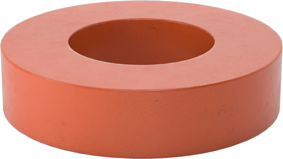 Kare Profilli Yüksek Sıcaklık Silikon O-Ring, 1/16 Kesirli Genişlik, Dash Numarası 007