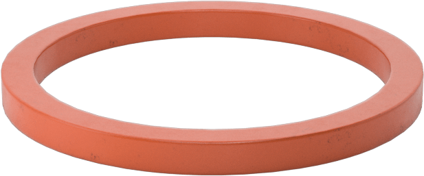 Kare Profilli Yüksek Sıcaklık Silikon O-Ring, 1/16 Kesirli Genişlik, Dash Numarası 018