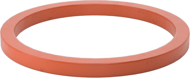 Kare Profilli Yüksek Sıcaklık Silikon O-Ring, 1/16 Kesirli Genişlik, Dash Numarası 019