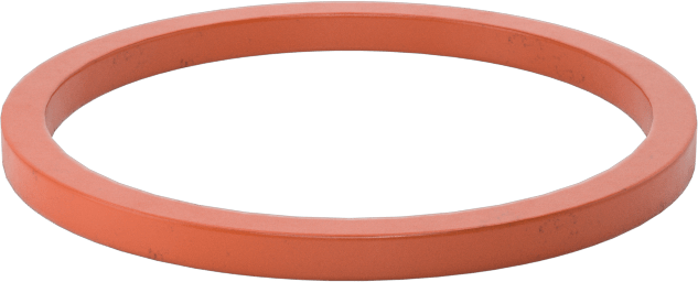 Kare Profilli Yüksek Sıcaklık Silikon O-Ring, 1/16 Kesirli Genişlik, Dash Numarası 021