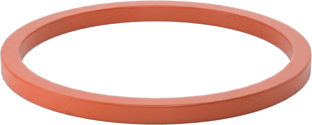 Kare Profilli Yüksek Sıcaklık Silikon O-Ring, 1/16 Kesirli Genişlik, Dash Numarası 022