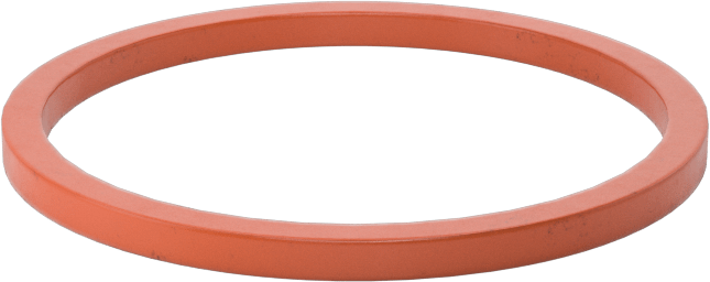 Kare Profilli Yüksek Sıcaklık Silikon O-Ring, 1/16 Kesirli Genişlik, Dash Numarası 023