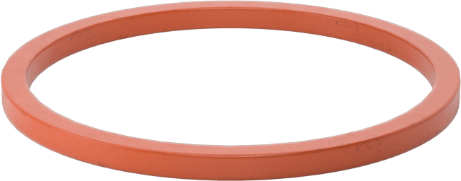 Kare Profilli Yüksek Sıcaklık Silikon O-Ring, 1/16 Kesirli Genişlik, Dash Numarası 024