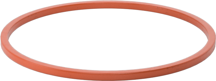 Kare Profilli Yüksek Sıcaklık Silikon O-Ring, 1/16 Kesirli Genişlik, Dash Numarası 032