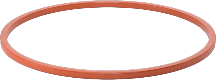 Kare Profilli Yüksek Sıcaklık Silikon O-Ring, 1/16 Kesirli Genişlik, Dash Numarası 034