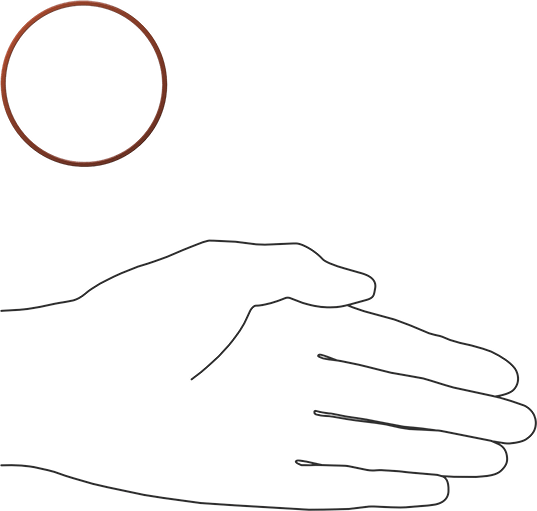 Kare Profilli Yüksek Sıcaklık Silikon O-Ring, 1/16 Kesirli Genişlik, Dash Numarası 034