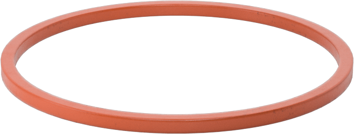 Kare Profilli Yüksek Sıcaklık Silikon O-Ring, 1/16 Kesirli Genişlik, Dash Numarası 030