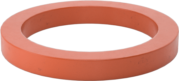 Kare Profilli Yüksek Sıcaklık Silikon O-Ring, 3/32 Kesirli Genişlik, Dash Numarası 115