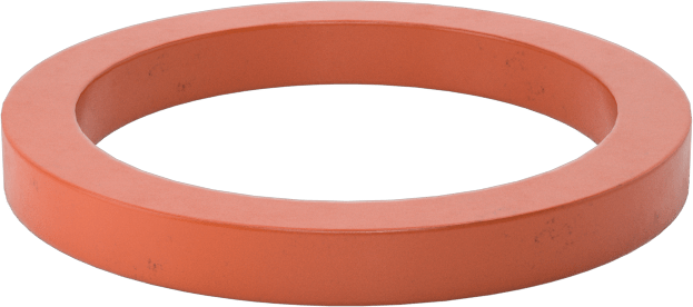 Kare Profilli Yüksek Sıcaklık Silikon O-Ring, 3/32 Kesirli Genişlik, Dash Numarası 116