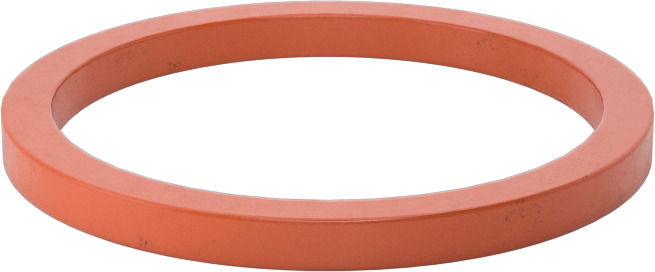 Kare Profilli Yüksek Sıcaklık Silikon O-Ring, 3/32 Kesirli Genişlik, Dash Numarası 122