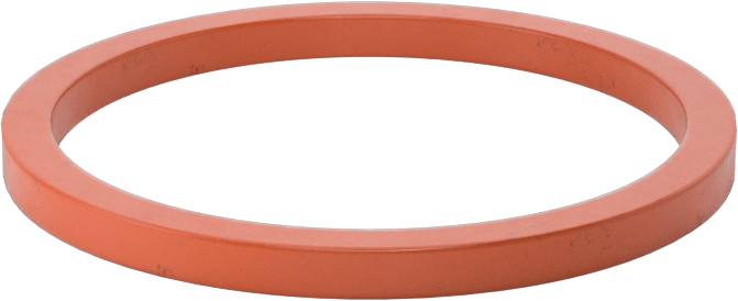 Kare Profilli Yüksek Sıcaklık Silikon O-Ring, 3/32 Kesirli Genişlik, Dash Numarası 125