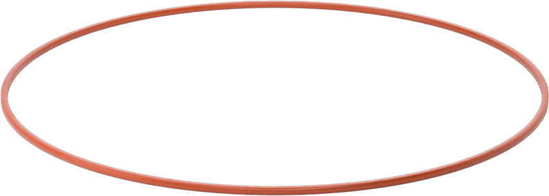 Kare Profilli Yüksek Sıcaklık Silikon O-Ring, 3/32 Kesirli Genişlik, Dash Numarası 173