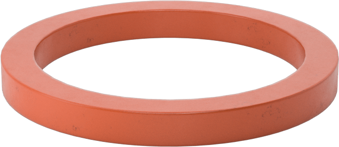 Kare Profilli Yüksek Sıcaklık Silikon O-Ring, 1/8 Kesirli Genişlik, Dash Numarası 216