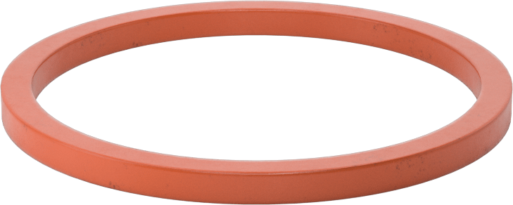 Kare Profilli Yüksek Sıcaklık Silikon O-Ring, 1/8 Kesirli Genişlik, Dash Numarası 226