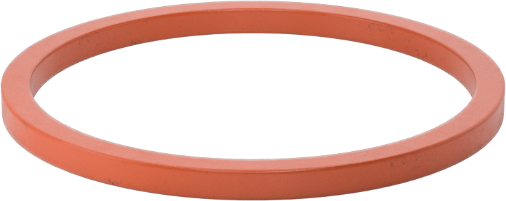 Kare Profilli Yüksek Sıcaklık Silikon O-Ring, 1/8 Kesirli Genişlik, Dash Numarası 227