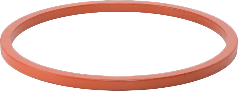 Kare Profilli Yüksek Sıcaklık Silikon O-Ring, 1/8 Kesirli Genişlik, Dash Numarası 233