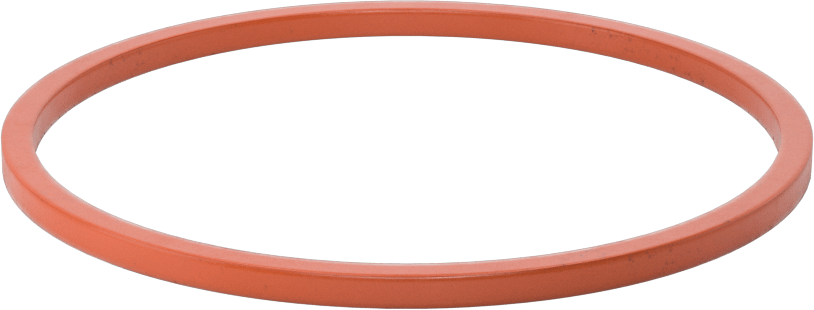 Kare Profilli Yüksek Sıcaklık Silikon O-Ring, 1/8 Kesirli Genişlik, Dash Numarası 236