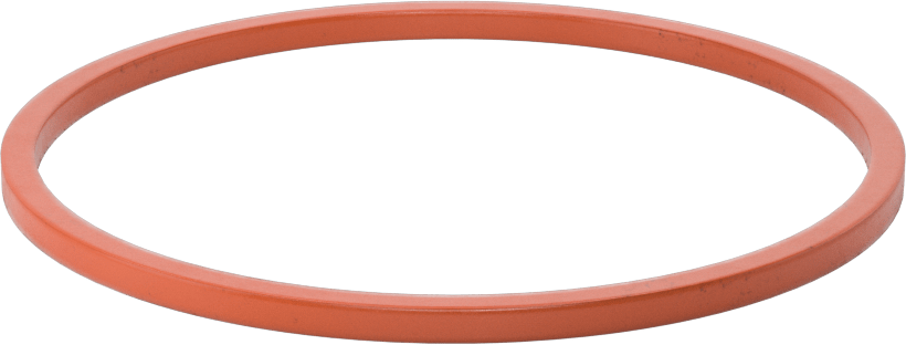 Kare Profilli Yüksek Sıcaklık Silikon O-Ring, 1/8 Kesirli Genişlik, Dash Numarası 237