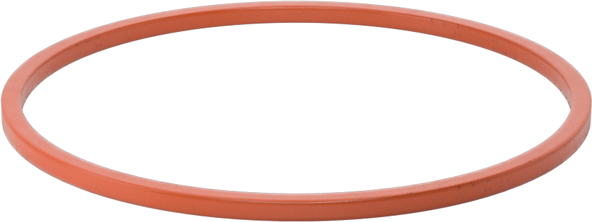 Kare Profilli Yüksek Sıcaklık Silikon O-Ring, 1/8 Kesirli Genişlik, Dash Numarası 241