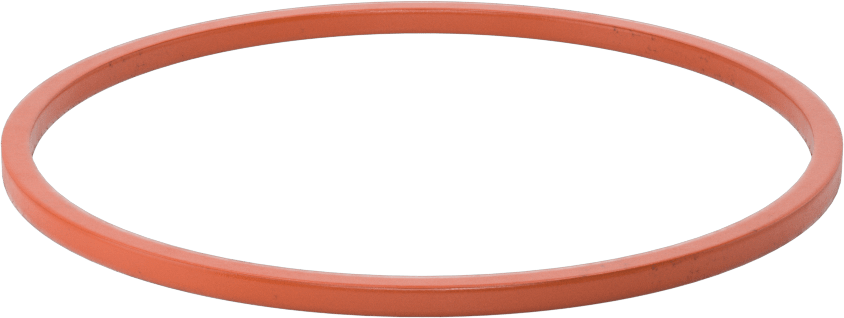 Kare Profilli Yüksek Sıcaklık Silikon O-Ring, 1/8 Kesirli Genişlik, Dash Numarası 240