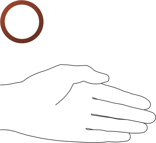 Kare Profilli Yüksek Sıcaklık Silikon O-Ring, 3/16 Kesirli Genişlik, Dash Numarası 326