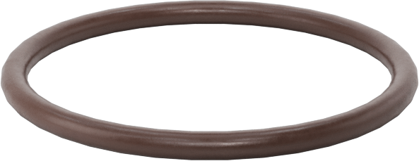 Kimyasala Dayanıklı Viton® Floroelastomer O-Ring, Kahverengi, 1 mm Genişlik, 14 mm İç Çap