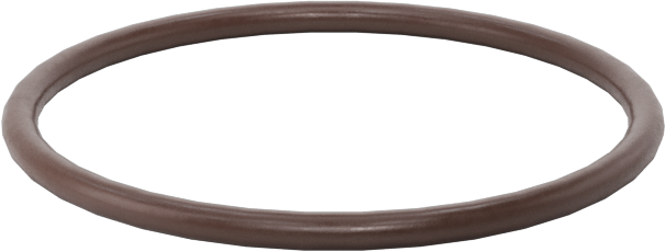 Kimyasala Dayanıklı Viton® Floroelastomer O-Ring, Kahverengi, 1 mm Genişlik, 17 mm İç Çap