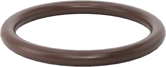 Kimyasala Dayanıklı Viton® Floroelastomer O-Ring, Kahverengi, 1 mm Genişlik, 9 mm İç Çap