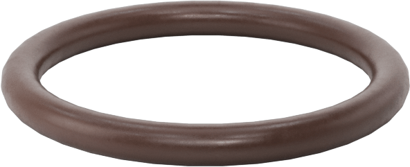 Kimyasala Dayanıklı Viton® Floroelastomer O-Ring, Kahverengi, 1.5 mm Genişlik, 13 mm İç Çap