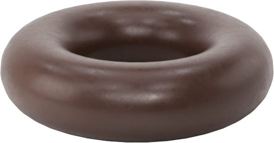 Kimyasala Dayanıklı Viton® Floroelastomer O-Ring, Kahverengi, 1.5 mm Genişlik, 2.5 mm İç Çap