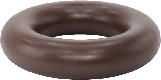 Kimyasala Dayanıklı Viton® Floroelastomer O-Ring, Kahverengi, 1.5 mm Genişlik, 3.5 mm İç Çap