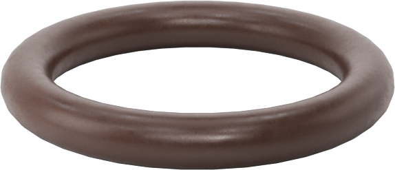 Kimyasala Dayanıklı Viton® Floroelastomer O-Ring, Kahverengi, 1.5 mm Genişlik, 8.5 mm İç Çap