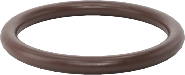 Kimyasala Dayanıklı Viton® Floroelastomer O-Ring, Kahverengi, 2 mm Genişlik, 18 mm İç Çap