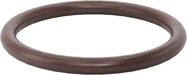 Kimyasala Dayanıklı Viton® Floroelastomer O-Ring, Kahverengi, 2 mm Genişlik, 20 mm İç Çap