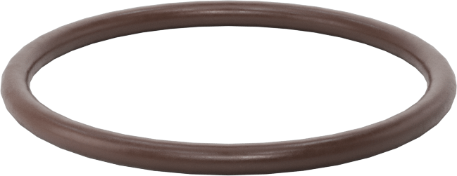 Kimyasala Dayanıklı Viton® Floroelastomer O-Ring, Kahverengi, 2 mm Genişlik, 28 mm İç Çap