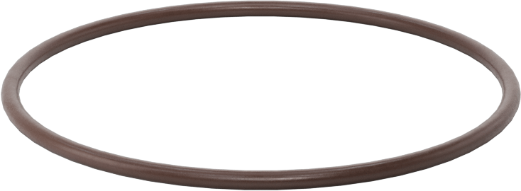 Kimyasala Dayanıklı Viton® Floroelastomer O-Ring, Kahverengi, 2 mm Genişlik, 55 mm İç Çap