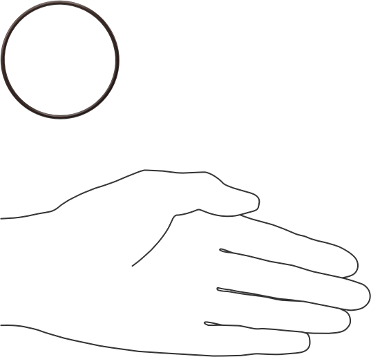 Kimyasala Dayanıklı Viton® Floroelastomer O-Ring, Kahverengi, 2 mm Genişlik, 55 mm İç Çap