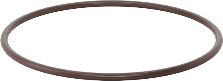 Kimyasala Dayanıklı Viton® Floroelastomer O-Ring, Kahverengi, 2 mm Genişlik, 60 mm İç Çap
