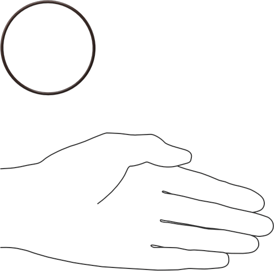 Kimyasala Dayanıklı Viton® Floroelastomer O-Ring, Kahverengi, 2 mm Genişlik, 60 mm İç Çap